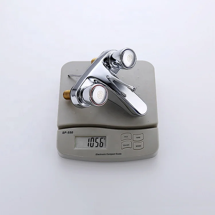 Factory Direct Sell Deck mounted Two Handle Basin faucet 4 inch min spread mixer basin taps