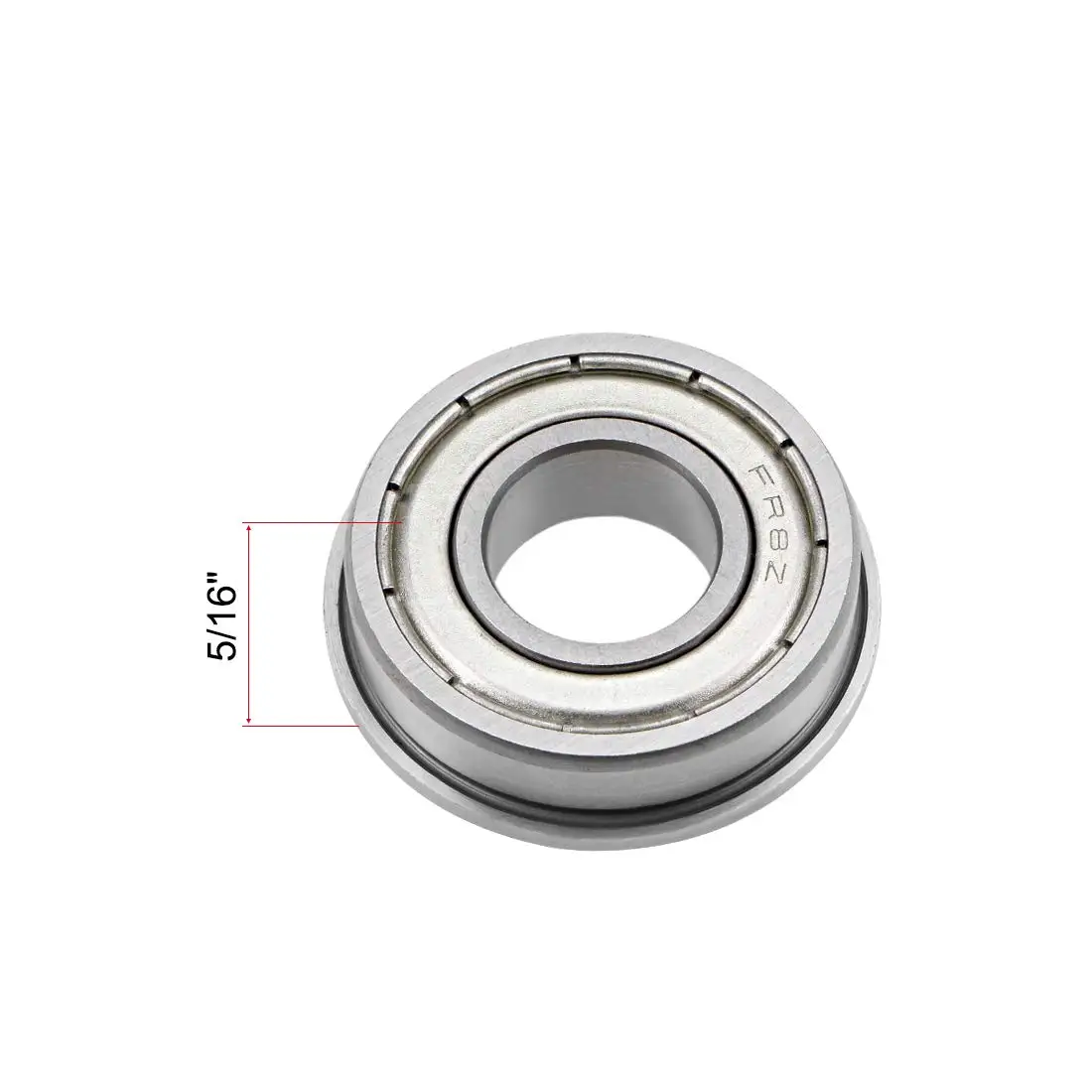 High Speed FR8 FR8ZZ Round Core Hex Bore 1/2 x 1-1/8 x 5/16 Flanged Sealed inch Ball Bearings FR8-2RS