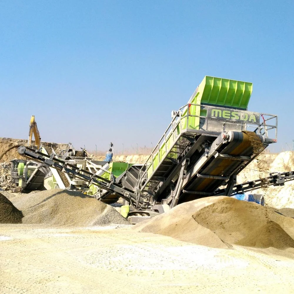  35T / 300t/h MOBILE CONE CRUSHER PLANT /STONE OF