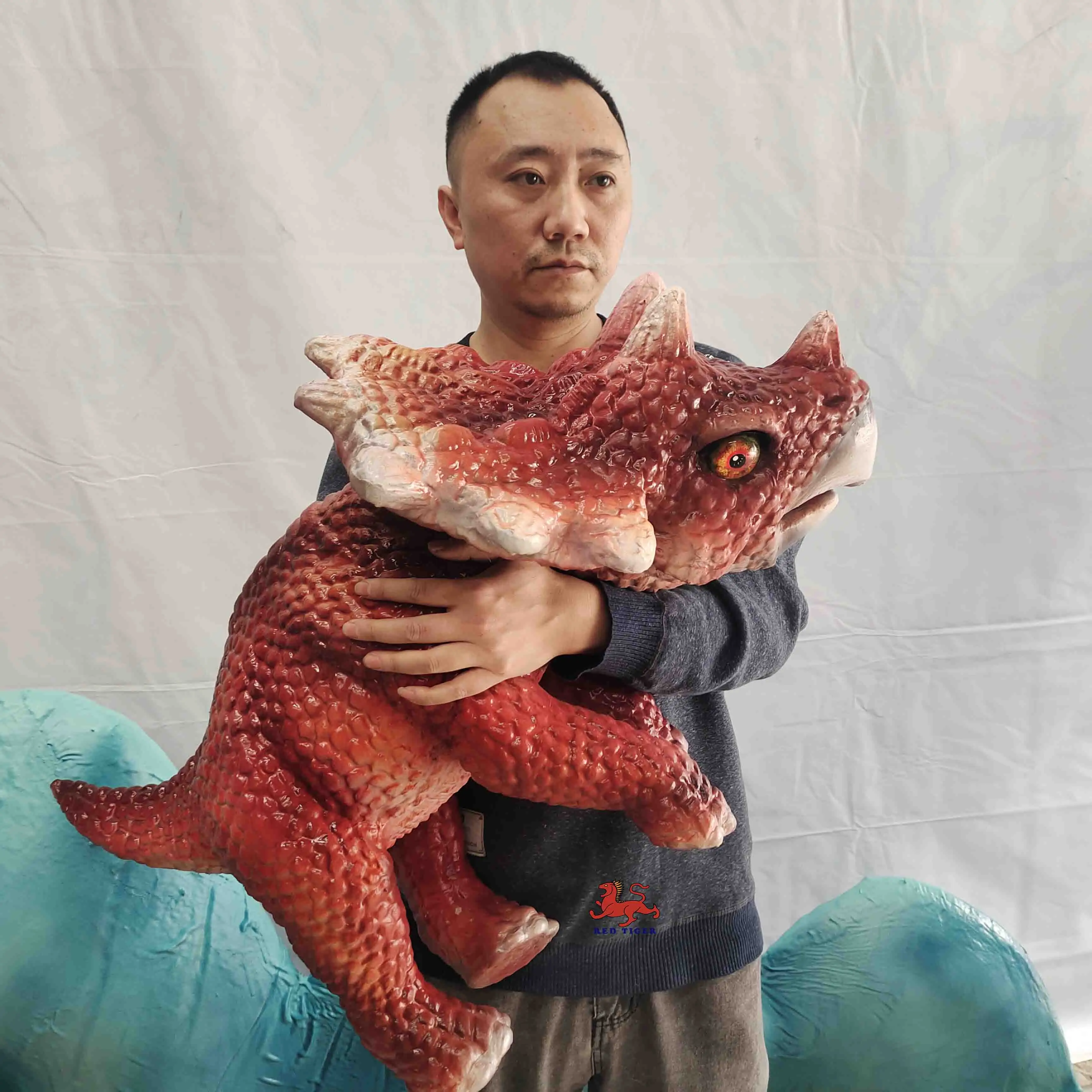 Simulation Dinosaur Hand Baby Puppet for Sale
