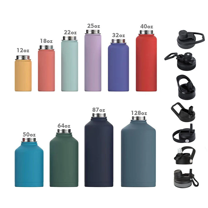 High Quality Custom Water Bottle Logo Leak Proof Sports Metal Waterbottle Insulated Drink Bottle Stainless Steel Water Bottle
