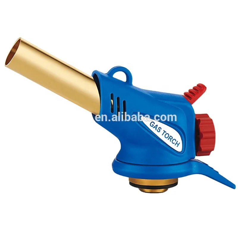 Electric Igniter Super Flame Gas Heater Outdoor Camping Tools BUTANE TORCH Welding Torch Screw Type Connection KLL 8813C