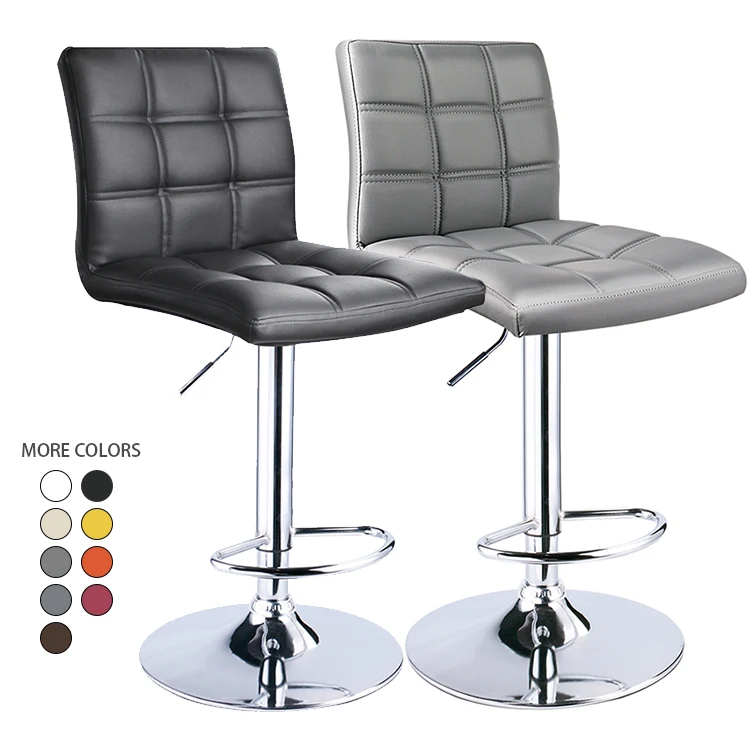 Регулируемое кресло Heigh для кухни, Лидер продаж, регулируемые барные стулья бежевого цвета с квадратной спинкой, кухонный остров, регулируемые барные стулья