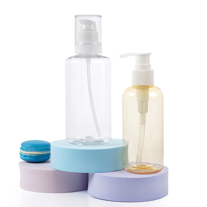 PET Bottle For Cosmetic Packaging 250 ml Plastic Bottle With Pump Sprayer