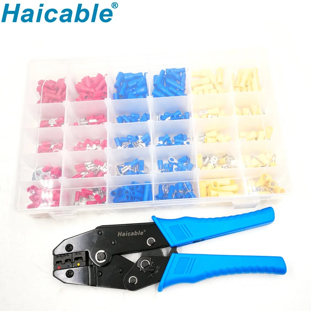 KIT30-480I Insulated crimping tool Terminator Spade Butt Connectors Set Electrical Wire Crimp Tool Terminals Kit