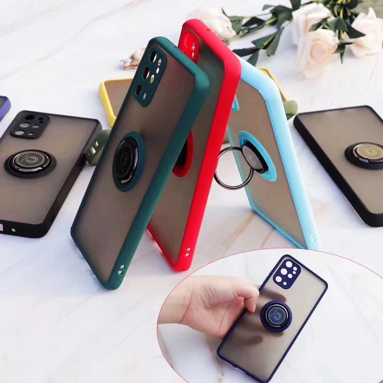 Mobile Accessories Phone Case Magnetic Suction Ring For REALME C2 A1K C20 C21 Luxury Design Phone Cover Case