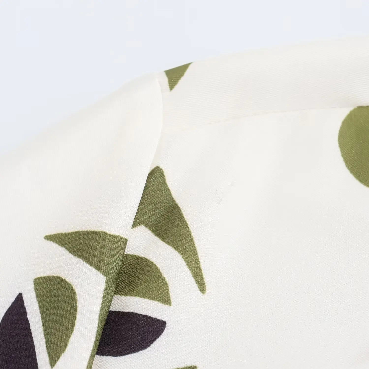 PB&ZA Women 2024 summer New Fashion Silk satin texture print Blouses Vintage Long Sleeve Female Shirts Chic Tops