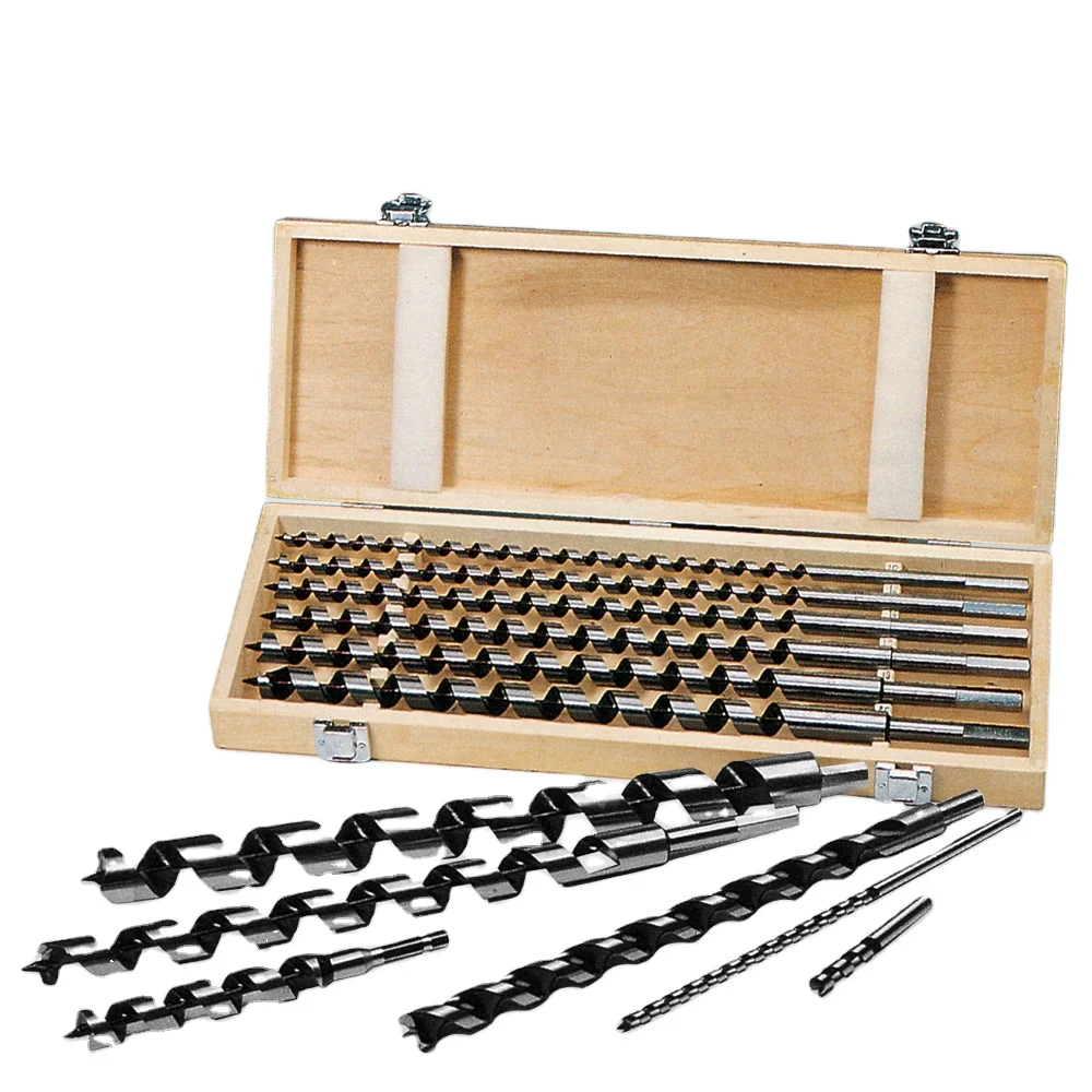 
8 Pieces 460 mm Auger Bits Hex Shank for Woodworking Drilling 