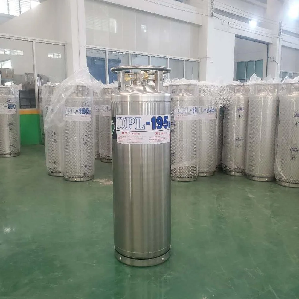 Liquid carbon dioxide gas cylinder, CO2 dewar tank