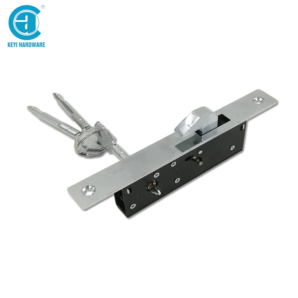 KEYI 1863 Sliding Mortise Door Lock Mico Profile Sliding Door Lock For Aluminium Frame Door With  Keys