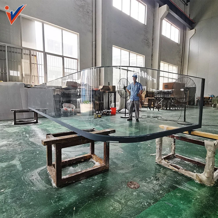 Leyu Factory custom  cylinder Direct Large Sale sustainable plastic aquarium Good Price Large Fish Tank