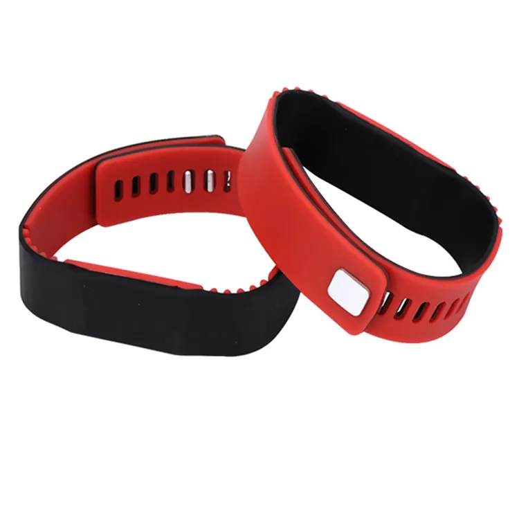 
New style NFC Bracelet , 13.56MHZ Adjustable RFID Silicone Wristband With 4K Chip 
