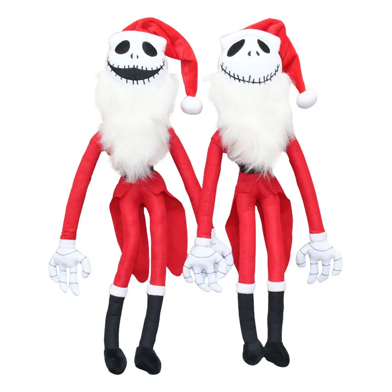 The Nightmare Before Christmas Plush Doll Anime Jack Demon Plush Toys Halloween Gifts Skeleton Stuffed Plush Custom Doll
