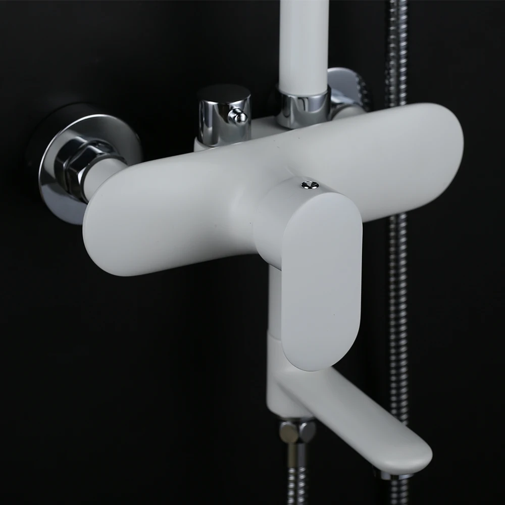China Sanitary Ware Supplier Hotel Home Rain Shower Sets Bath and Shower Column Set With Bathtub Spout