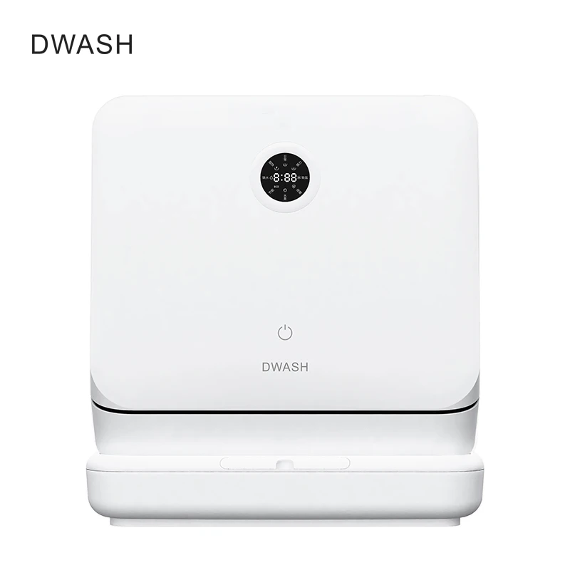 OEM/ODM electric dishwashers fully automatic free installation desktop dual-use small sterilizer dryer bowl brushing machine