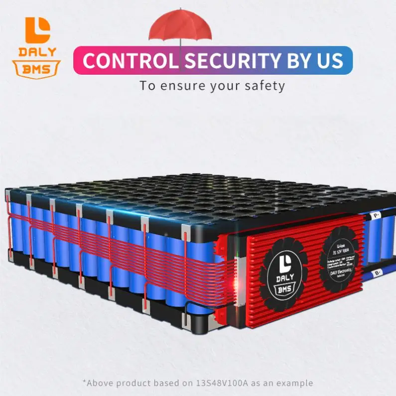 Daly OEM ODM 20S BMS 72V 150A High Current Li-ion For 3.7V 20 Cells BMS System Board  Lithium ion Battery Pack