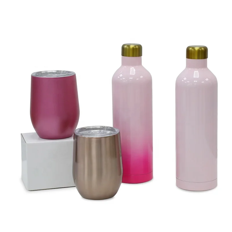 2022 Eco Friendly 350 ml Reusable Beer Mug Factory Price Wholesale Drinking Bottle 304 Double Stainless Steel Coffee Bottle