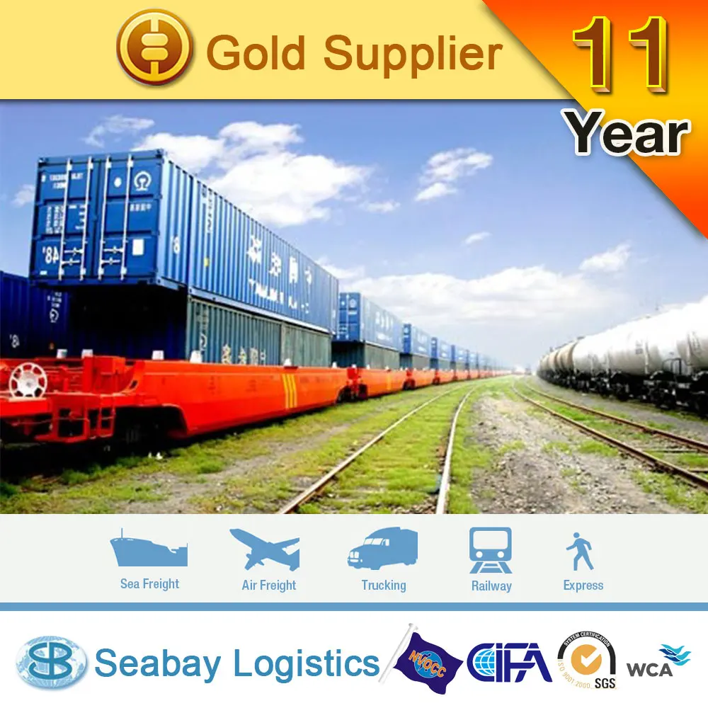 Cheap And Fast Rail Transport Shipping Agent In China Cheapest Rail Transport Ddp Rail To East/West/South/North Asia Europe