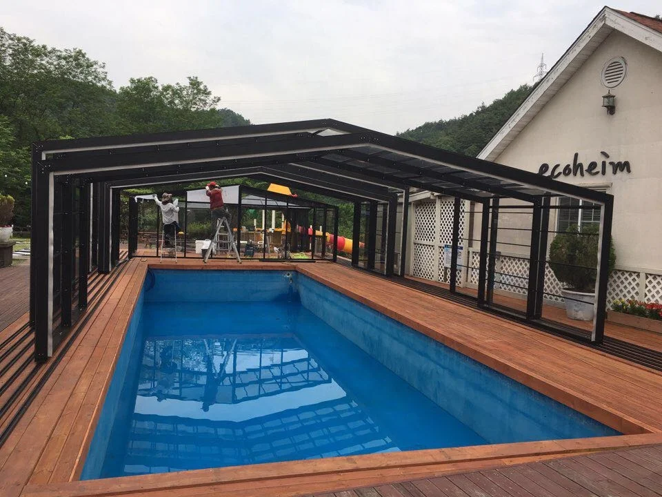 Swimming Pool Enclosure Residential / Swimming Pool Dome Cover