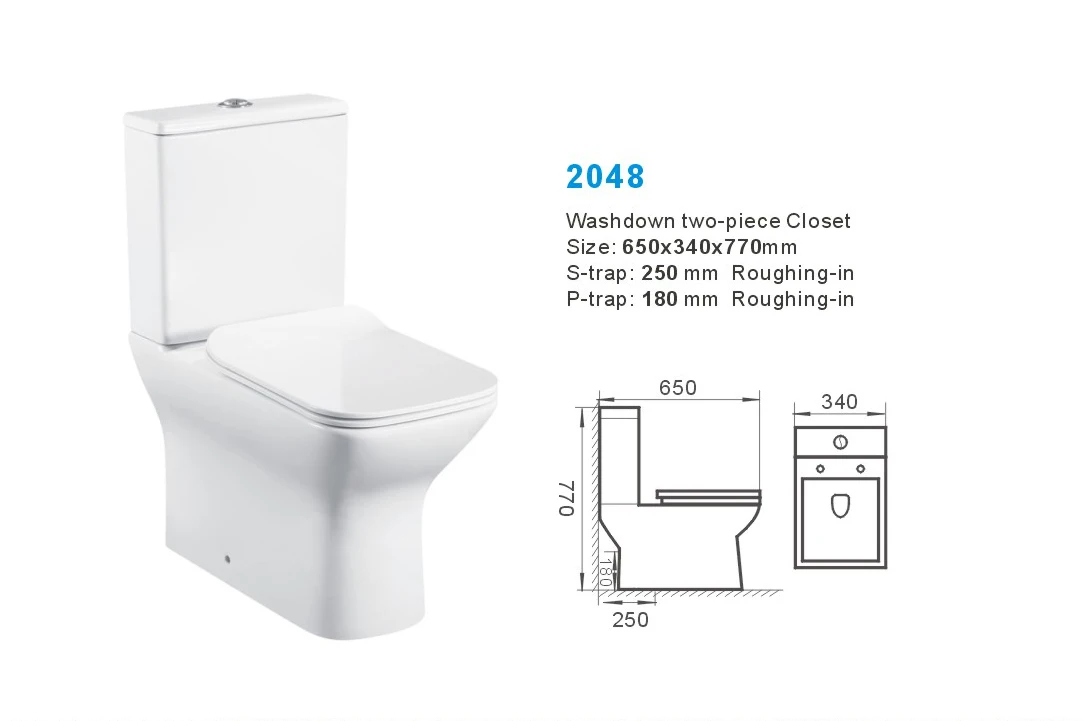 Chinese Supplies Sanitary Ware Closet Wholesale Ceramic Bidet Water Saving Toilet