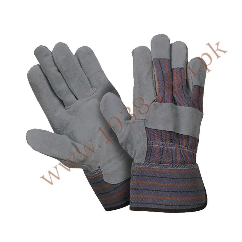 Light Duty Welding Gloves with Shirred Elastic Machine Operation Gloves for Sale 2021 High Quality Men Working Gloves Customized