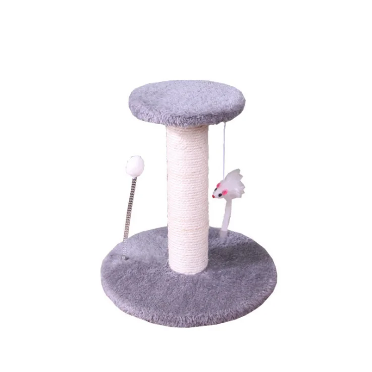 Double-deck Platform Sisal Scratching Post Cat Scratching Board Cat Toy Cat Climbing Frame