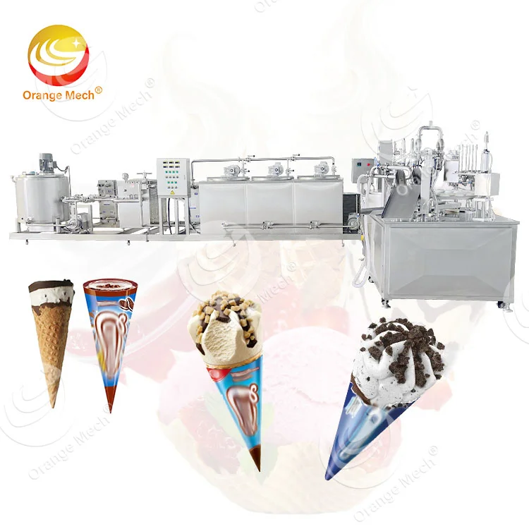 ORME Industrial Ice Cream Production Plant Ice Cream Process Line Small Machine for Making Ice Cream
