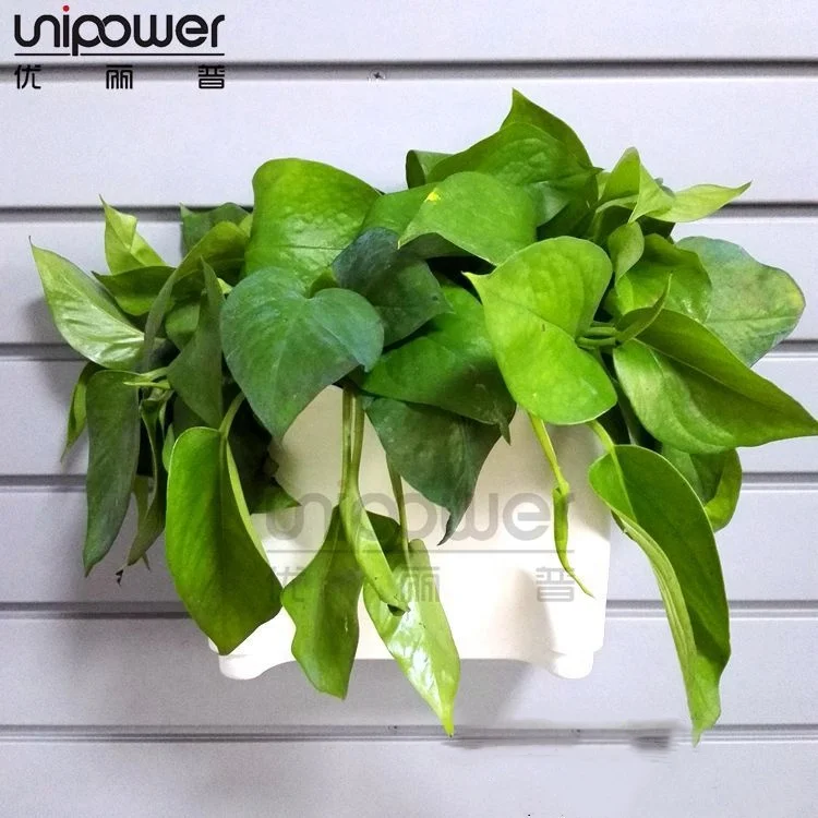 8' PVC Slatwall Accessories Wall Decorated Large Wall Hanging Flower Pot for Garage Wall