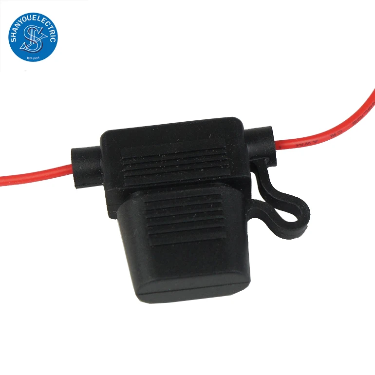 Custom OEM in Line Car Fuse Holder ATM Blade Mini Fuse Cable Assembly Auto Wire Harness Automobile as Custom Request Hard Carton
