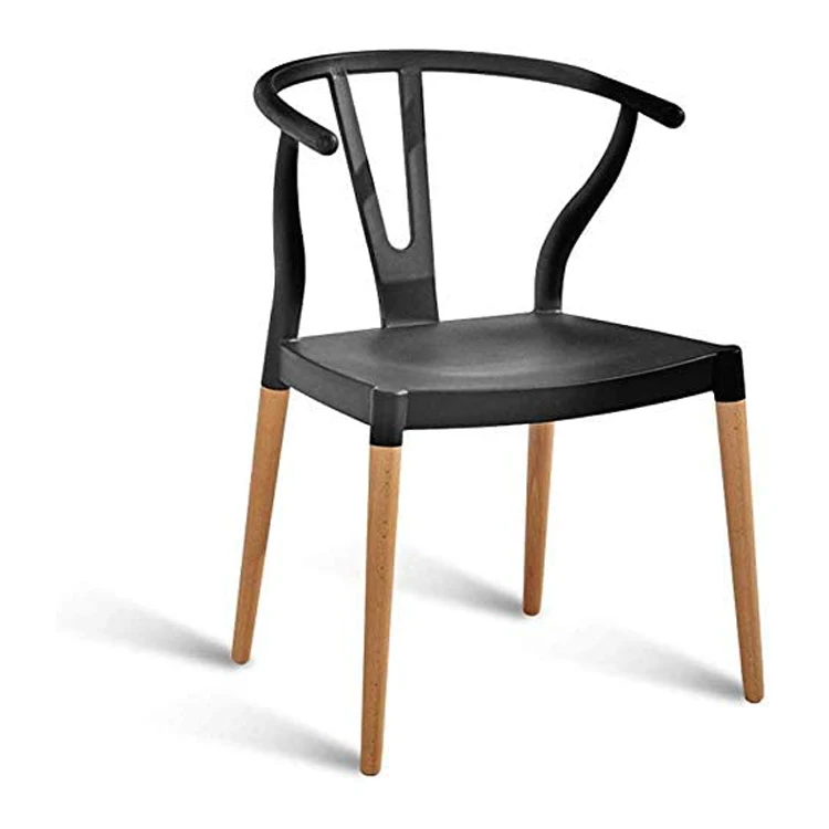 Plastic Luxury Coffee Chairs Mold Maker For Chair Mould European Navy Stackable Seat Wood Legs Side Metal Leg Pp Dining Room