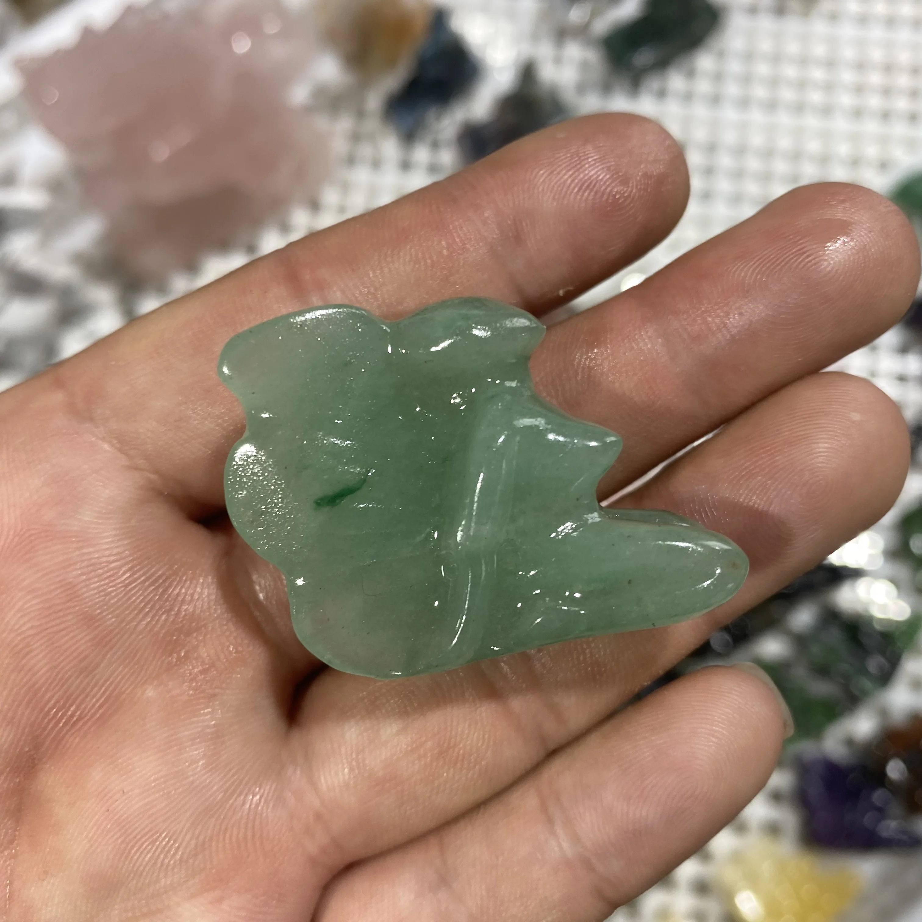 Hot Sale Natural Crystal Goddess Carving Crafts Flower Fairy Crystal Fairy Carving