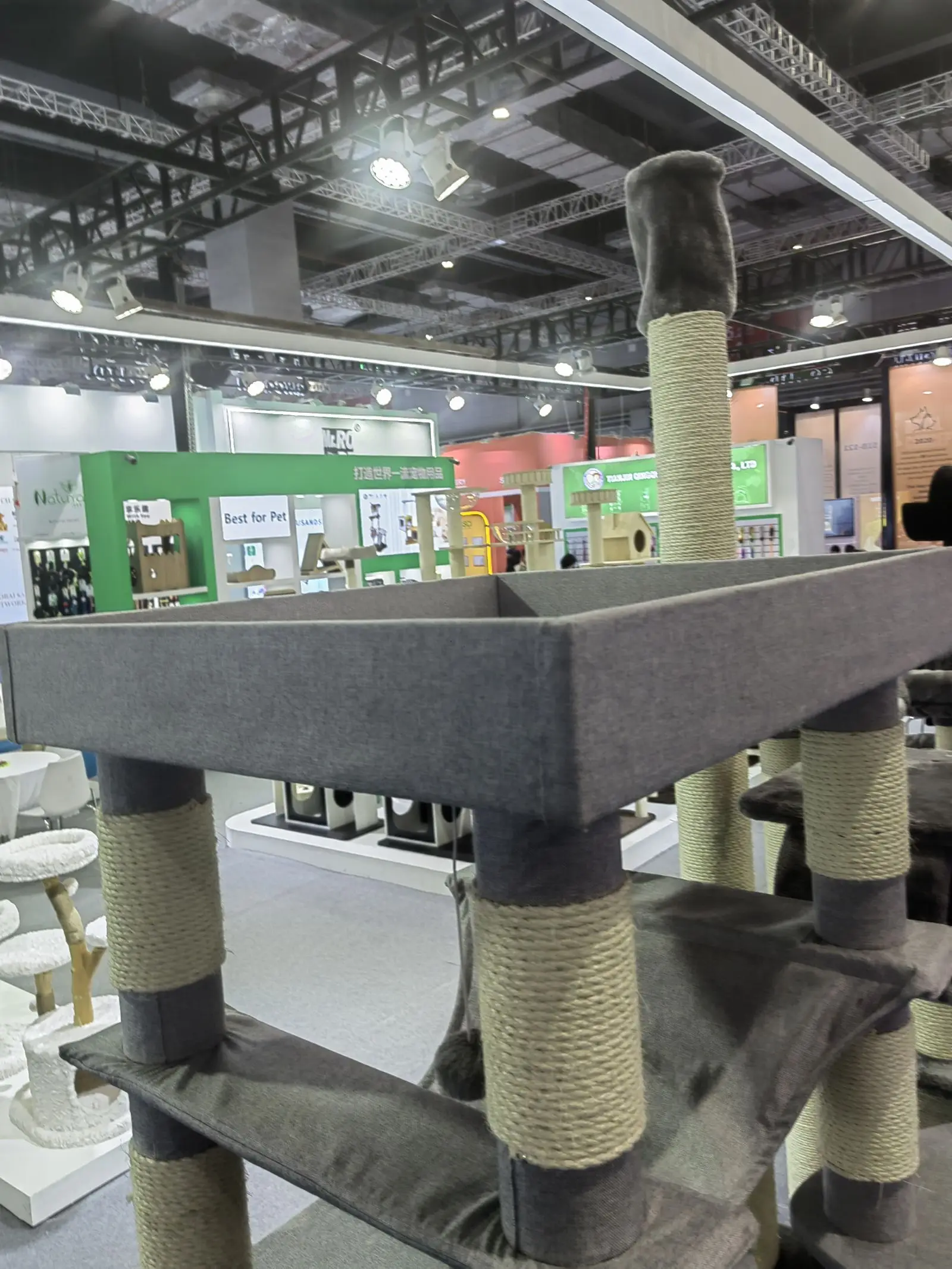 Tall Cat Tree,Multi-Level Cat Tower for Indoor Cats,2 Widened Plush Perches Cat Condo with Scracthing Board and Big Cave