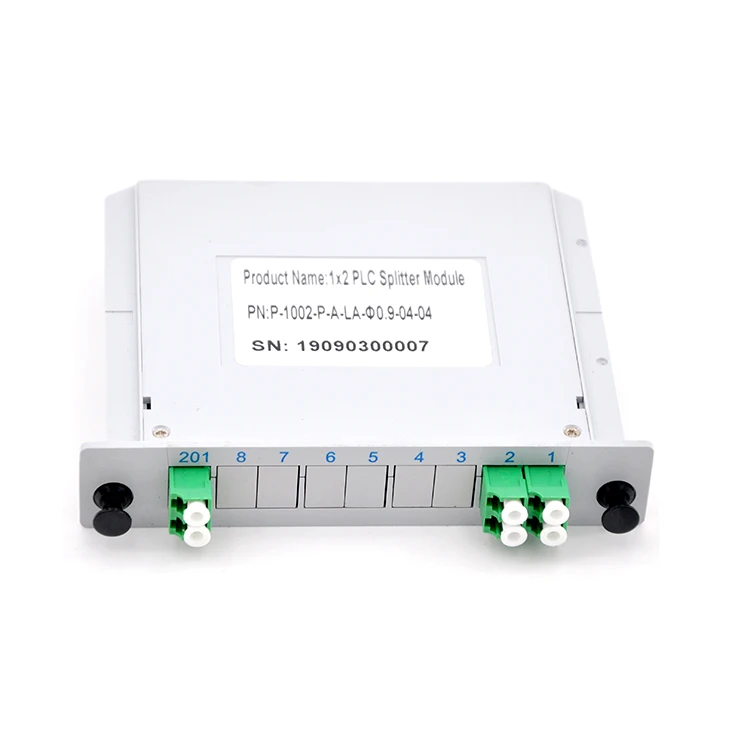 Factory Directly PLC Splitter Device LC/APC 2x4 Insertion /LGX /Cassette type Fiber Optic fiber optic equipment