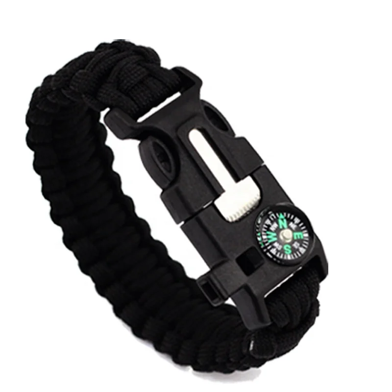 Custom Handmade Paracord Sport Multifunction Camping Safety Outdoor Survival Bracelet