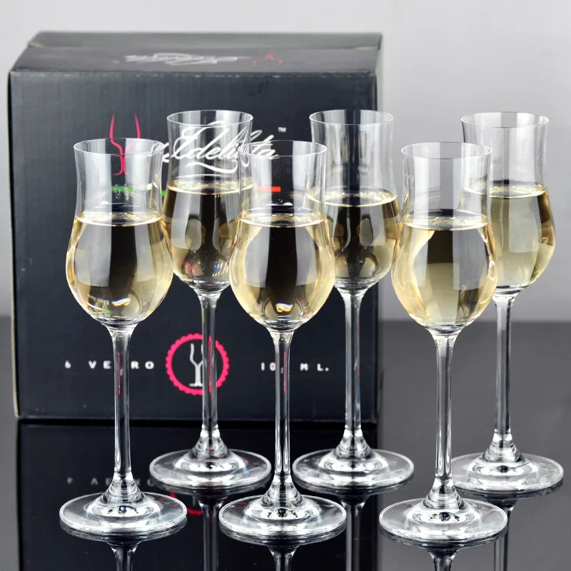 100ml free-lead crystal cold cut glass process 1 oz shot glass IDELITA shot glasses set with 6 cups