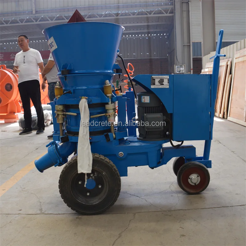 China manufacture variable frequency refractory shotcrete  gunning machine for sale