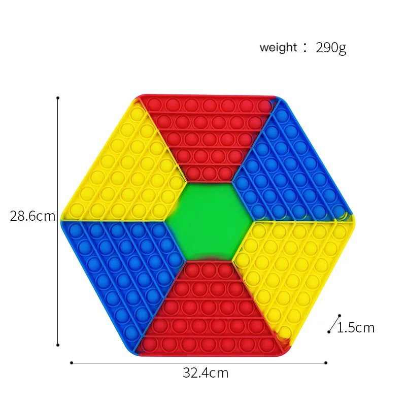 2022 Wholesale Checkerboard poppers game popet puppet children fidget sensory squeeze other hobbies educational toys with dices