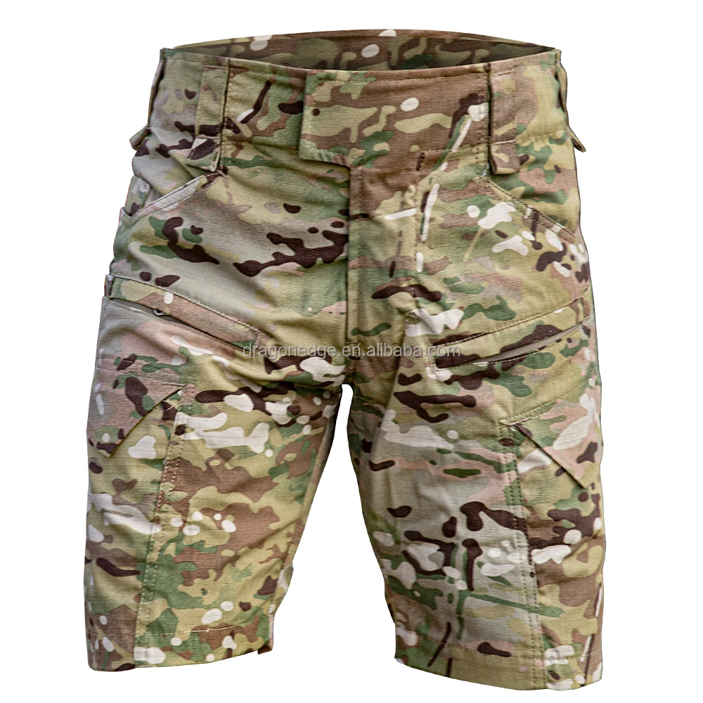 SPARK TAC Men Shorts Camo Hunting Paintball Tactical Outdoor Hiking Trousers Tactical Casual Shorts