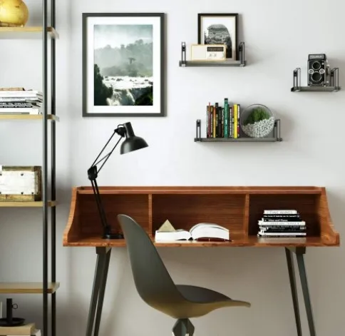 Новинка 2021, набор из 3 плавающих полок, деревянные настенные полки в деревенском стиле, настенная плавающая полка для свободной группы спальни