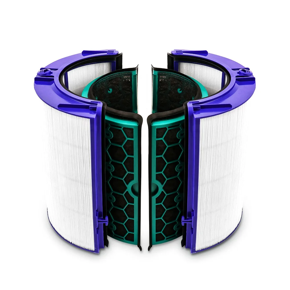 Стеклянный фильтр HEPA и внутренний фильтр с активированным углем Dysons DP04 HP04 TP04