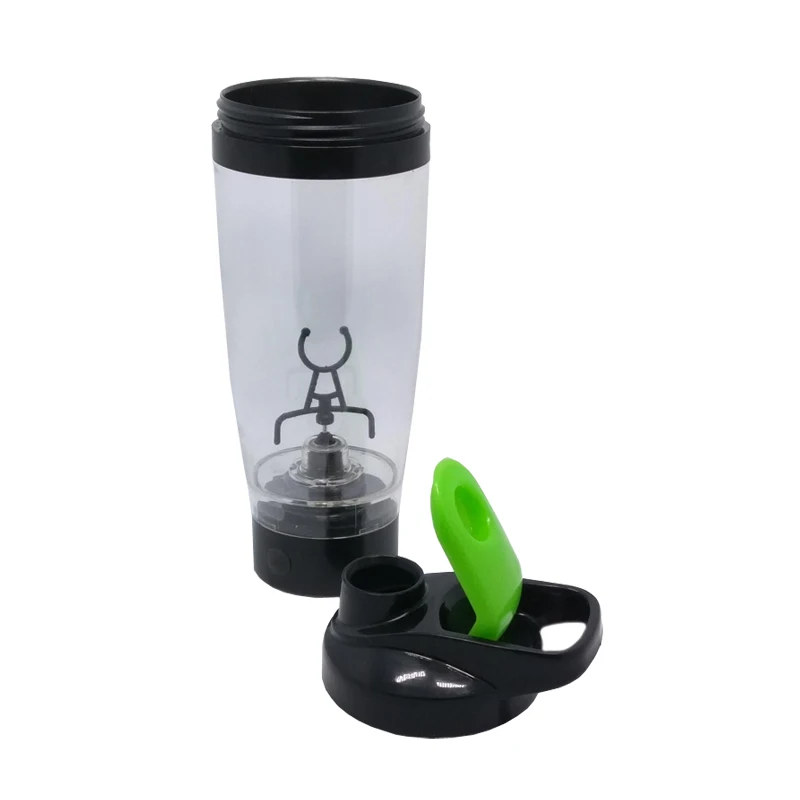 
Portable Custom Bpa Free 600ml Fitness Gym Sports Vortex Protein Milkshake Electric Shaker Bottle 