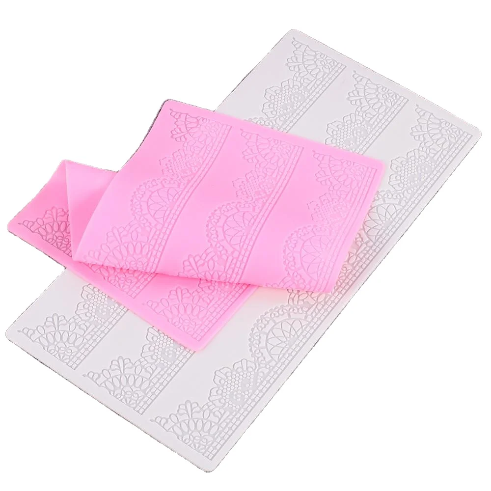Flower Lace Mat DIY Silicone Mold For Cake Decorating Tools Baking Bakeware Mould Silicone Mat Fondant