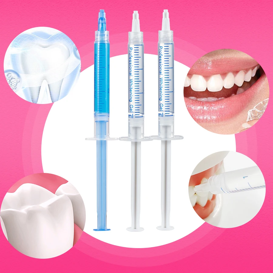 2023 Teeth Whitening Kit Wireless Gel Pen Blue Red 32 LED Lights Popular USB Home Use Private Customization Logo Wholesale