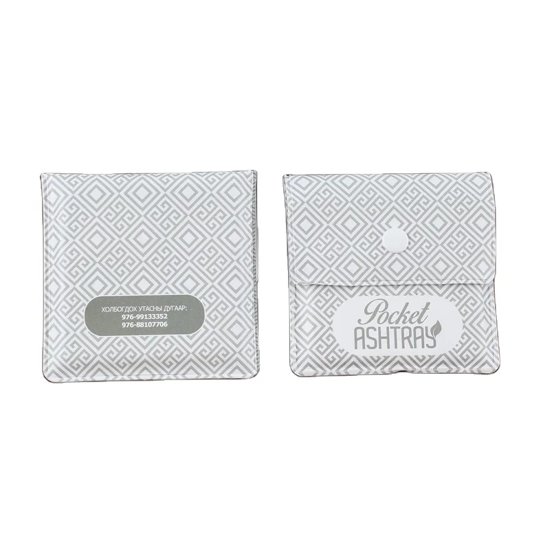 
min pvc pocket ashtray portable 