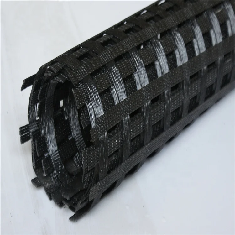 Geogrid PET 200KN Polyester Geogrid 50KN