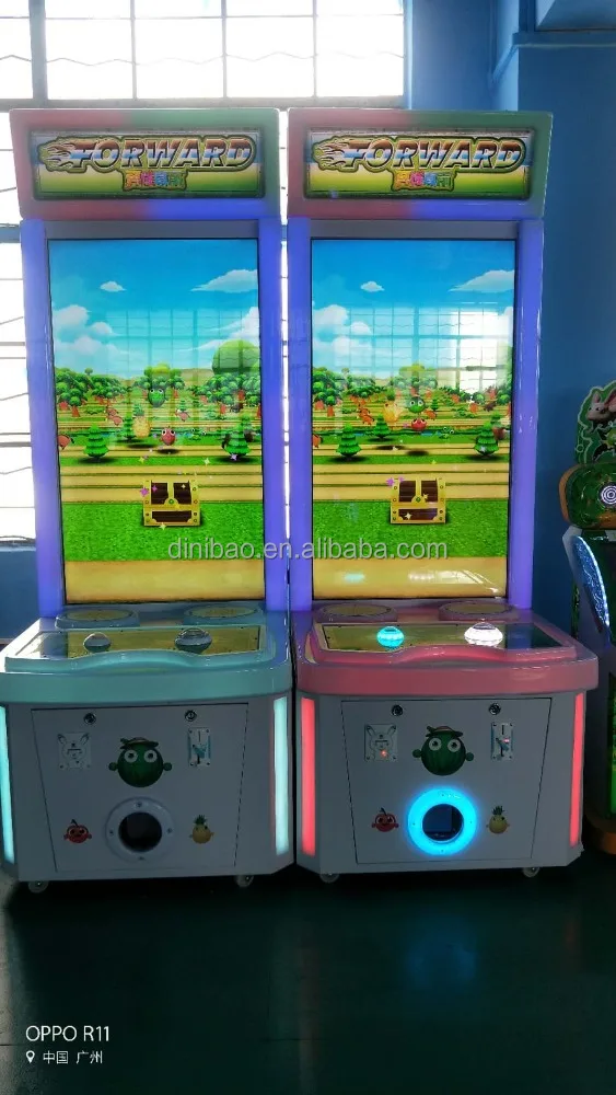 Factory Price coin operated amusement ticket machine go forward  arcade lottery redemption machine