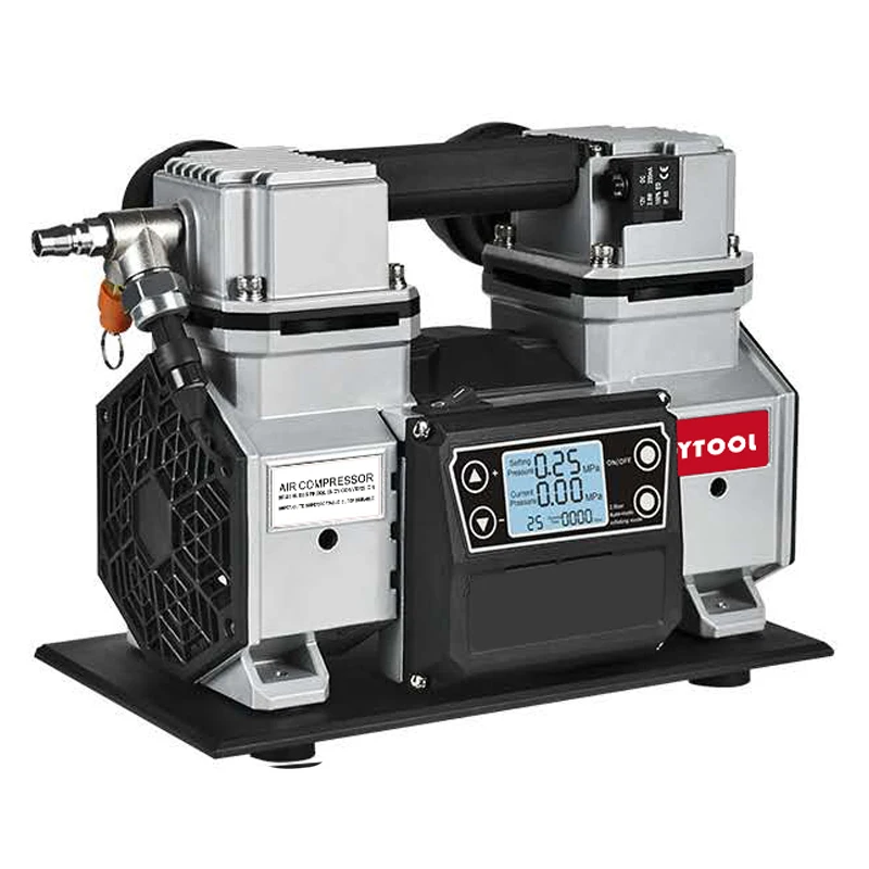 DC12V-24V Li-ion BRUSHLESS AIR COMPRESSOR 500W DC motor Portable Oilless Slient Air Compressor car air compressor GDY-1060M