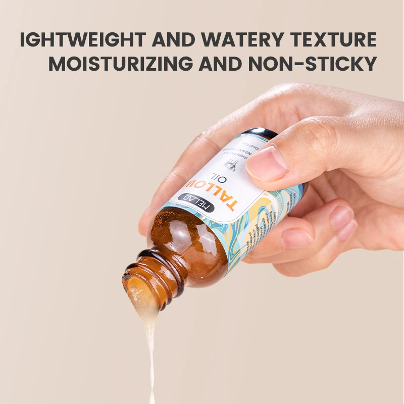 Private Label Tallow Face Oil  Fragrance-Free Nourishing Moisturizing Natural Glowing Rose Beef Tallow Skin Care Oil
