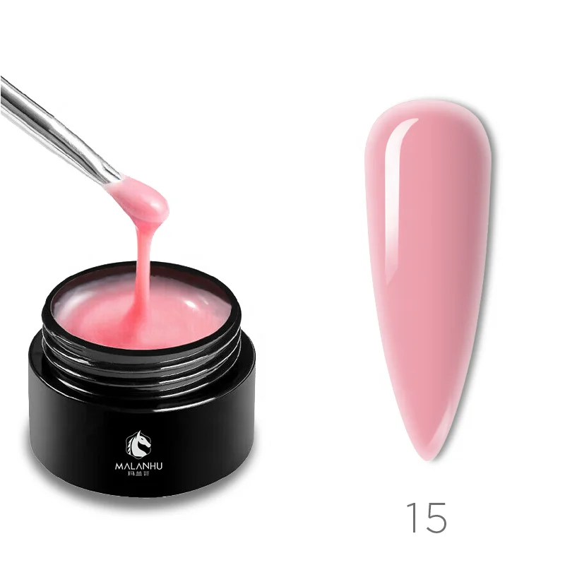 Wholesale Gel Polish Painless Transparent Nail Extension UV Gel Light Pink Nude Color