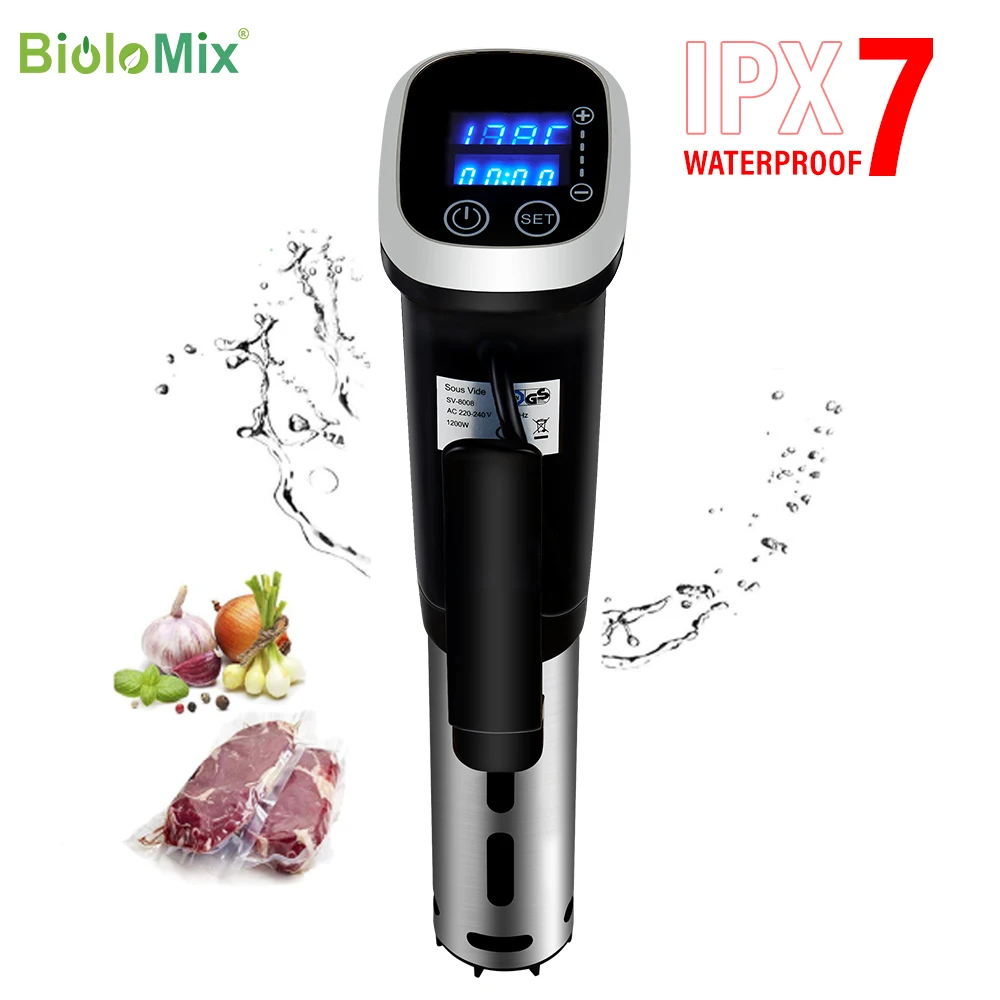  Погружной термостат BioloMix 2 55 поколения IPX7 для готовки под вакуумом с